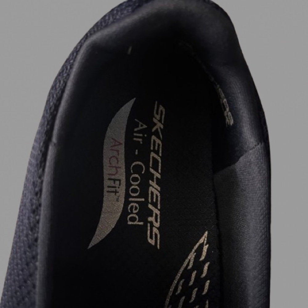 Skechers Women's Navy Slip-On Athletic Shoes - Picture 5 of 5